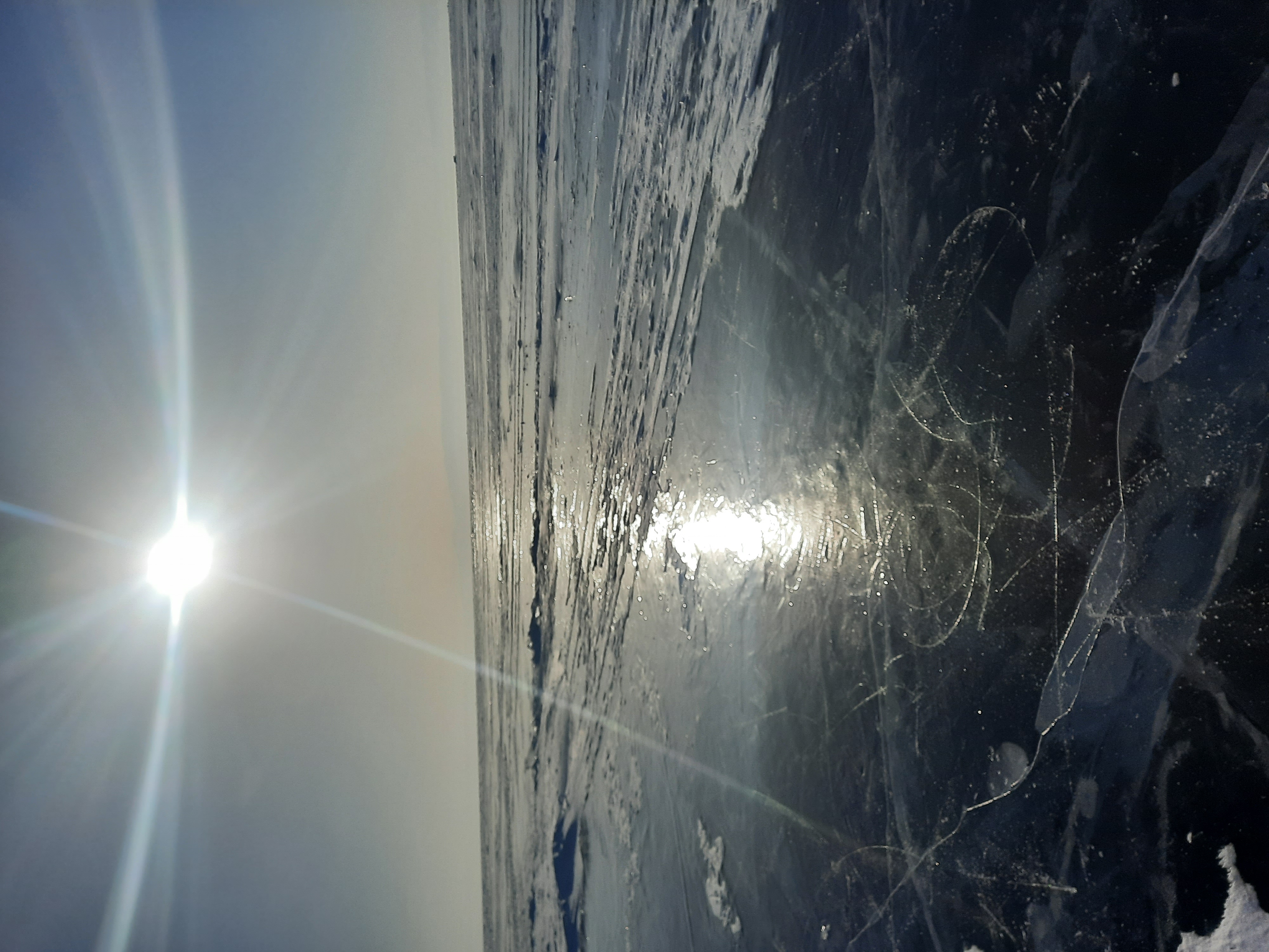 Ледяные просторы Байкала (пеший поход по льду Байкала) (7/15)