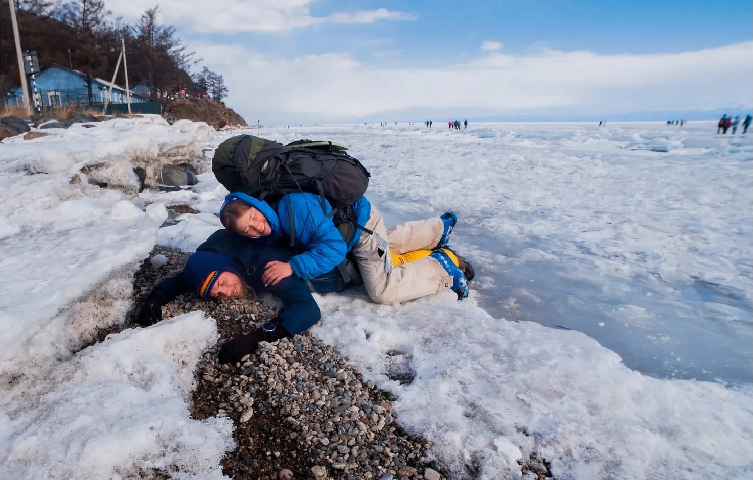 Переход через озеро Байкал (4/14)