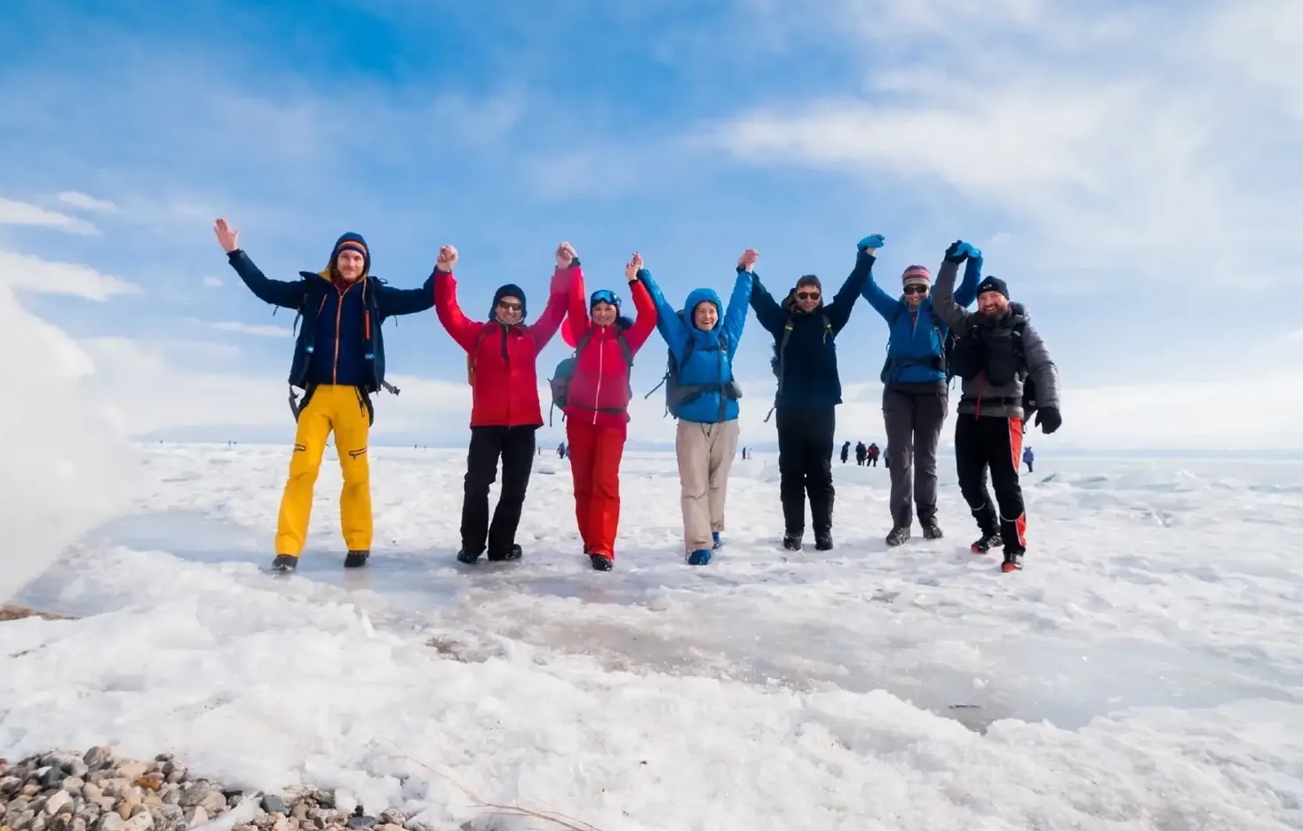 Переход через озеро Байкал (2/14)