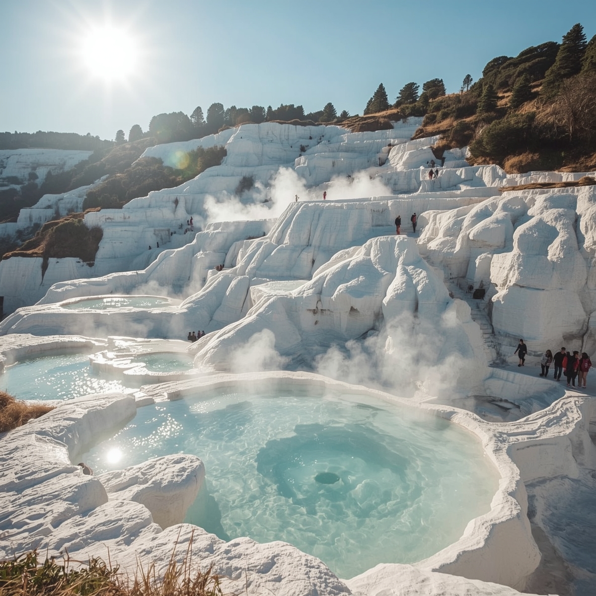 Памуккале: террасы и древние города
