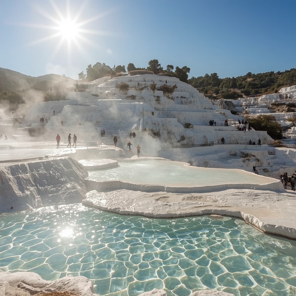 Памуккале: террасы и древние города