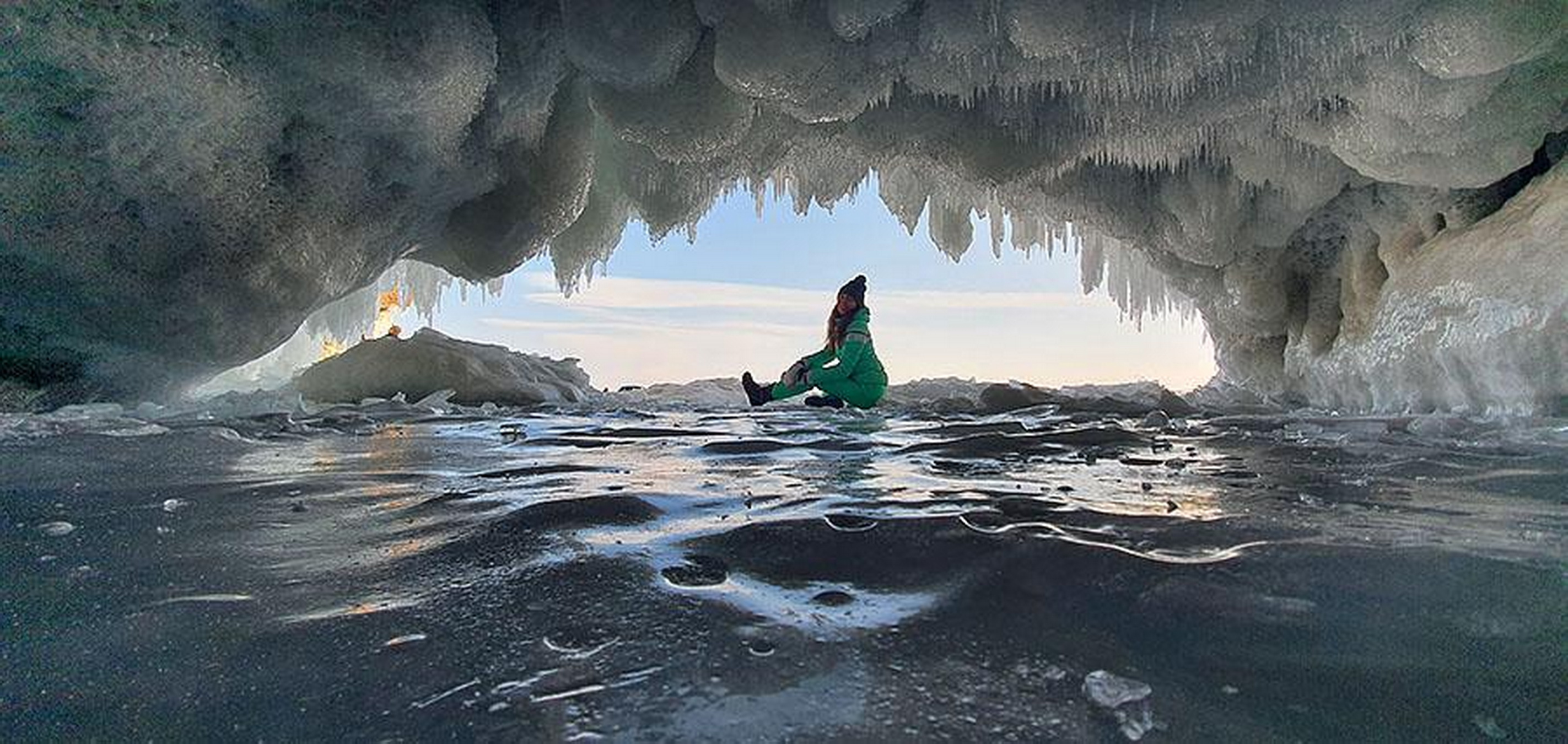 Рассвет на льду, мраморный карьер, финальный ужин