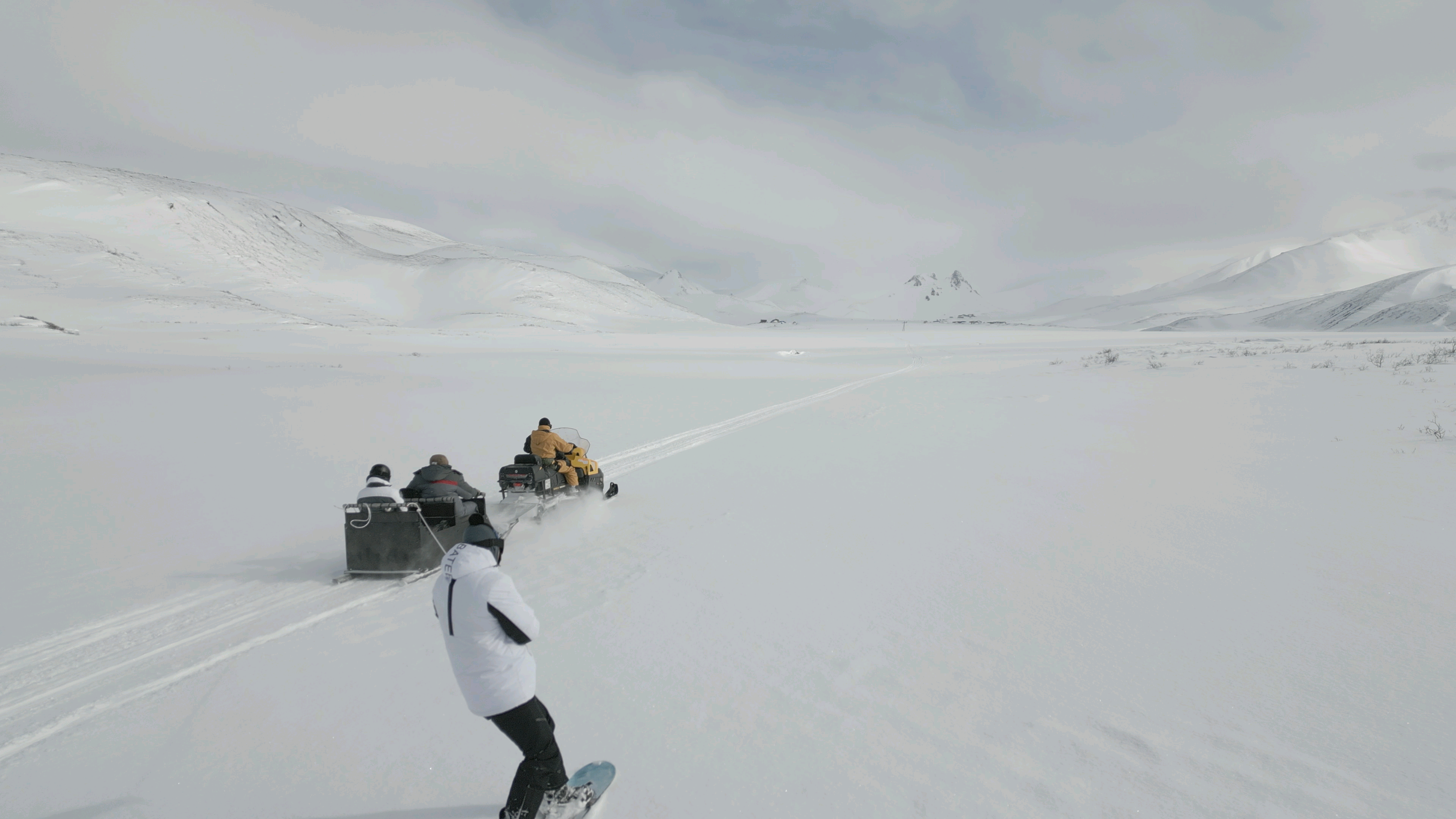 Фрирайд С Домашних Вулканов  Заброски На Снегоходах (7/12)