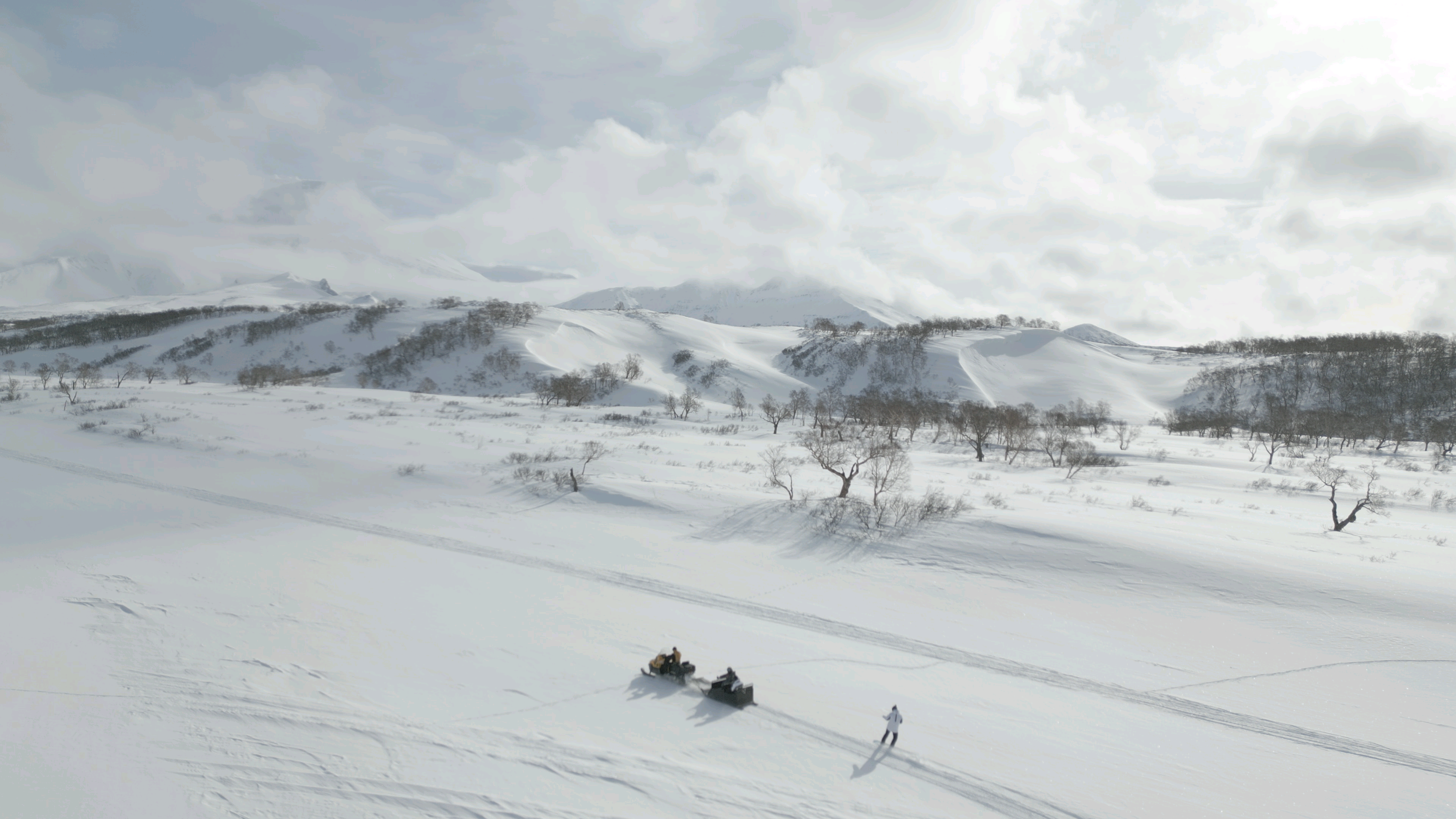 Фрирайд С Домашних Вулканов  Заброски На Снегоходах (3/12)