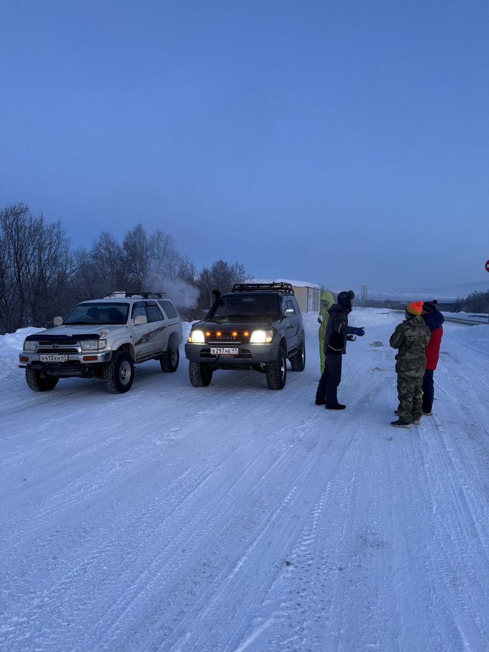 Зимняя Камчатка. Тур на Север Камчатки. 4 дня 3 ночи.  п. Эссо. - п. Анавгай