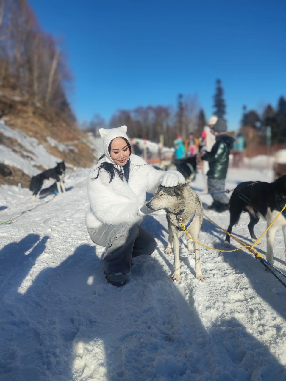 Заснеженное Плато Лаго-Наки+катание в упряжке с Хаски+термальные источники (3/4)