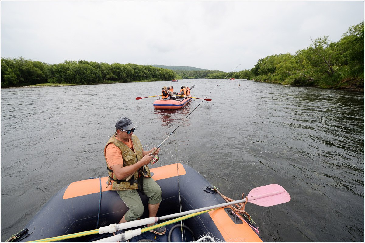 Сплав по реке Быстрая с рыбалкой