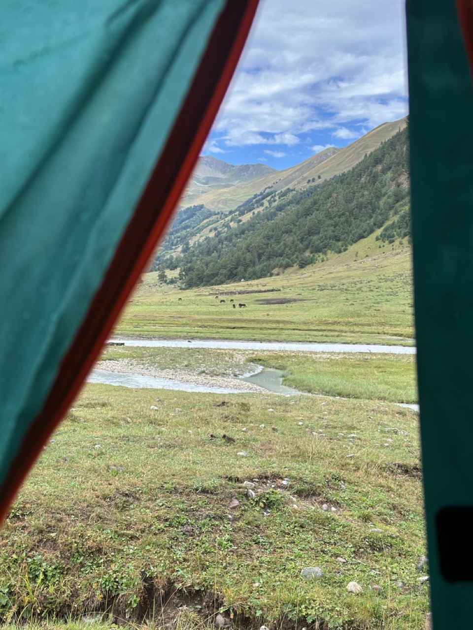 Конный тур с палатками Ожерелье озер и Марухское ущелье (24/35)