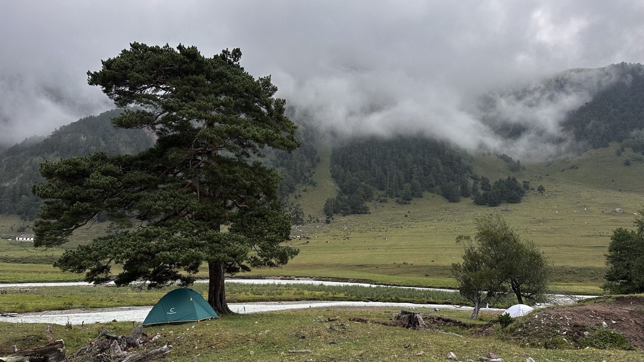 Конный тур с палатками Ожерелье озер и Марухское ущелье (10/35)