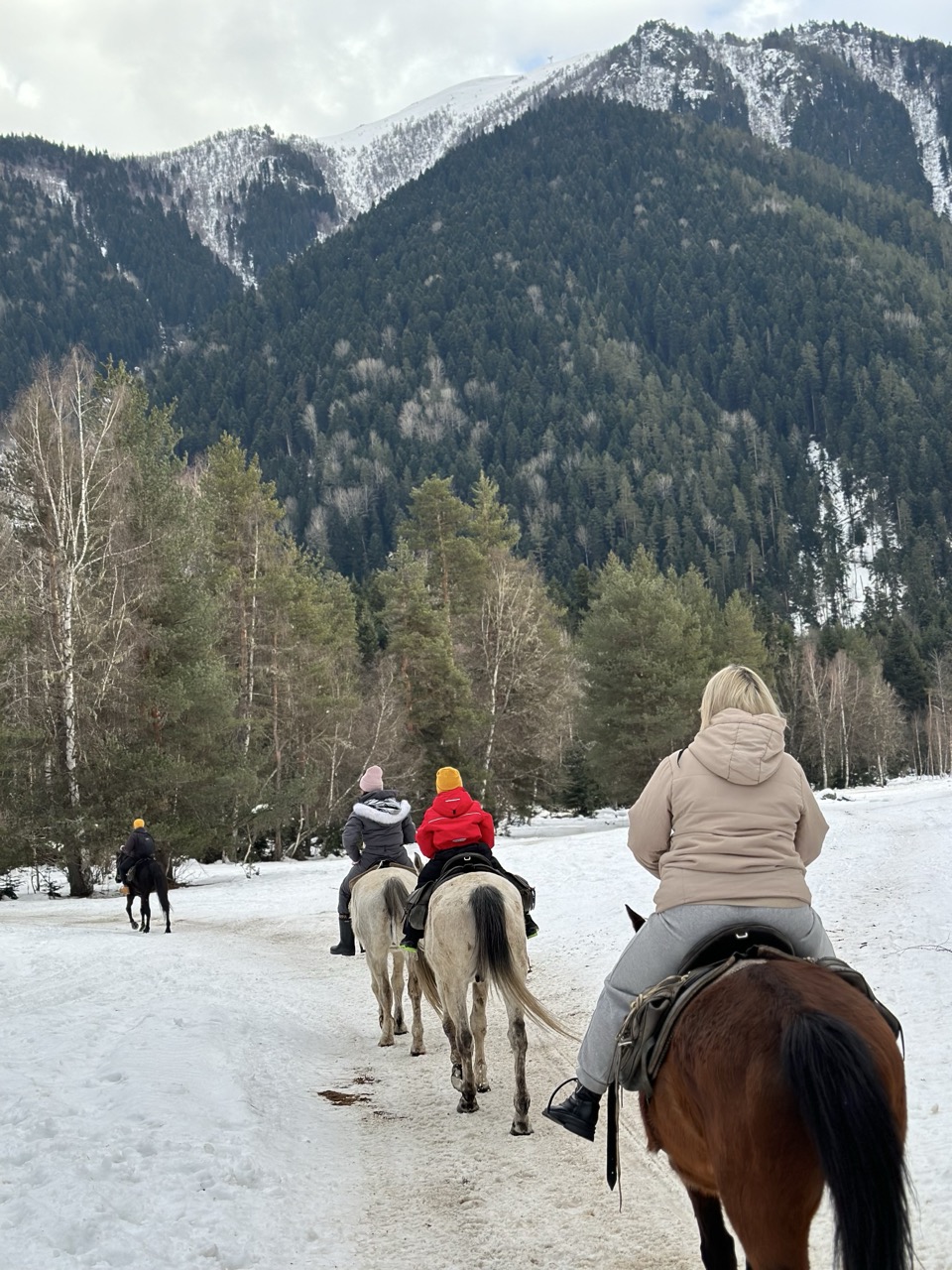 Конный тур в мини-группе Зимний Архыз (29/36)