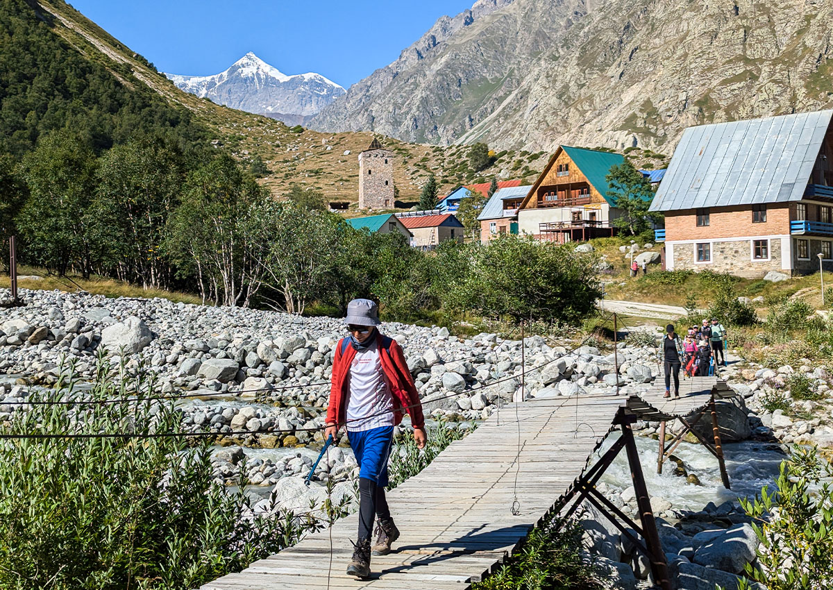 Поход с рюкзаками в Безенги (12/38)