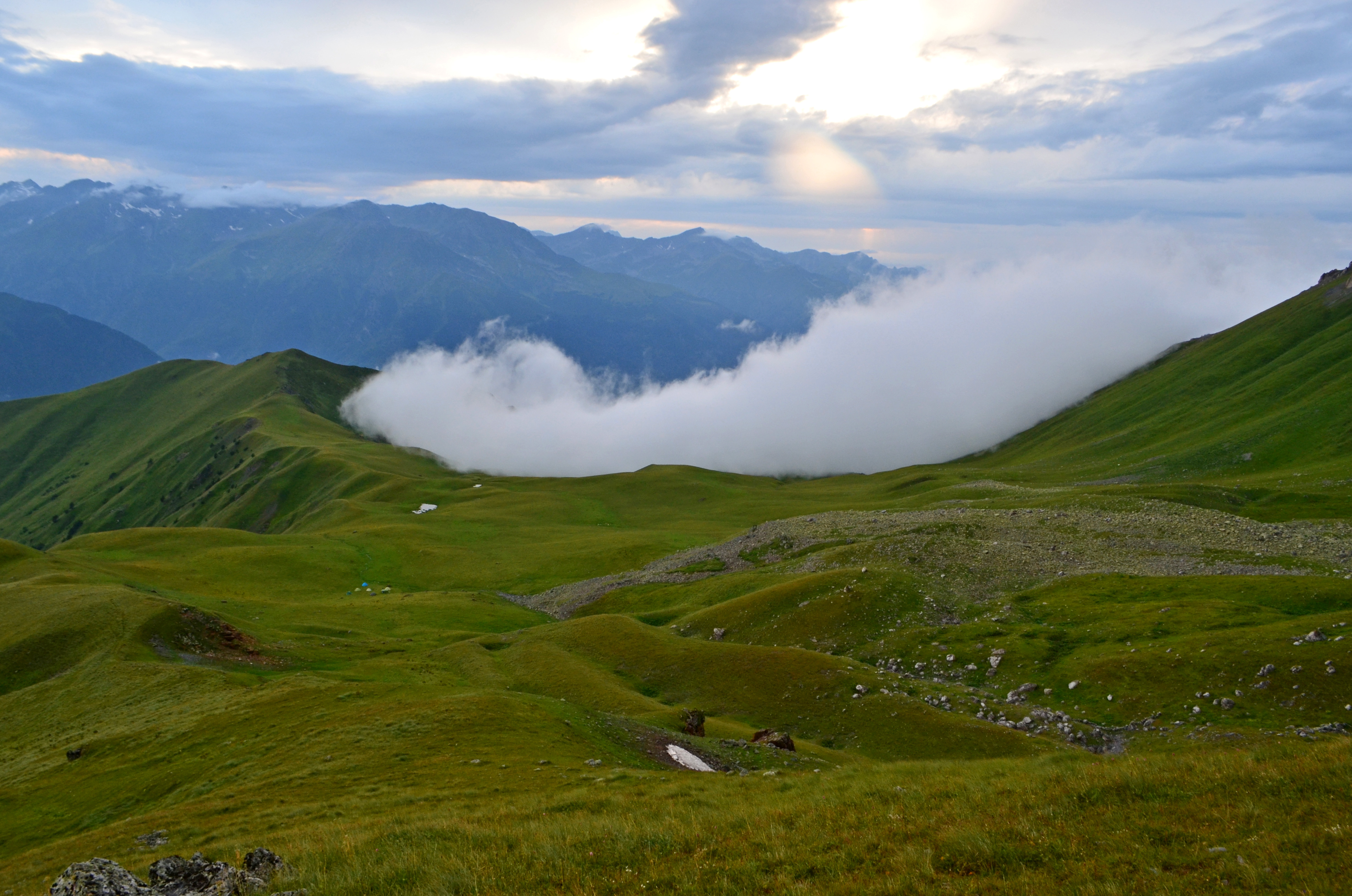 Поход на Кавказ. Загеданские озера (15/85)