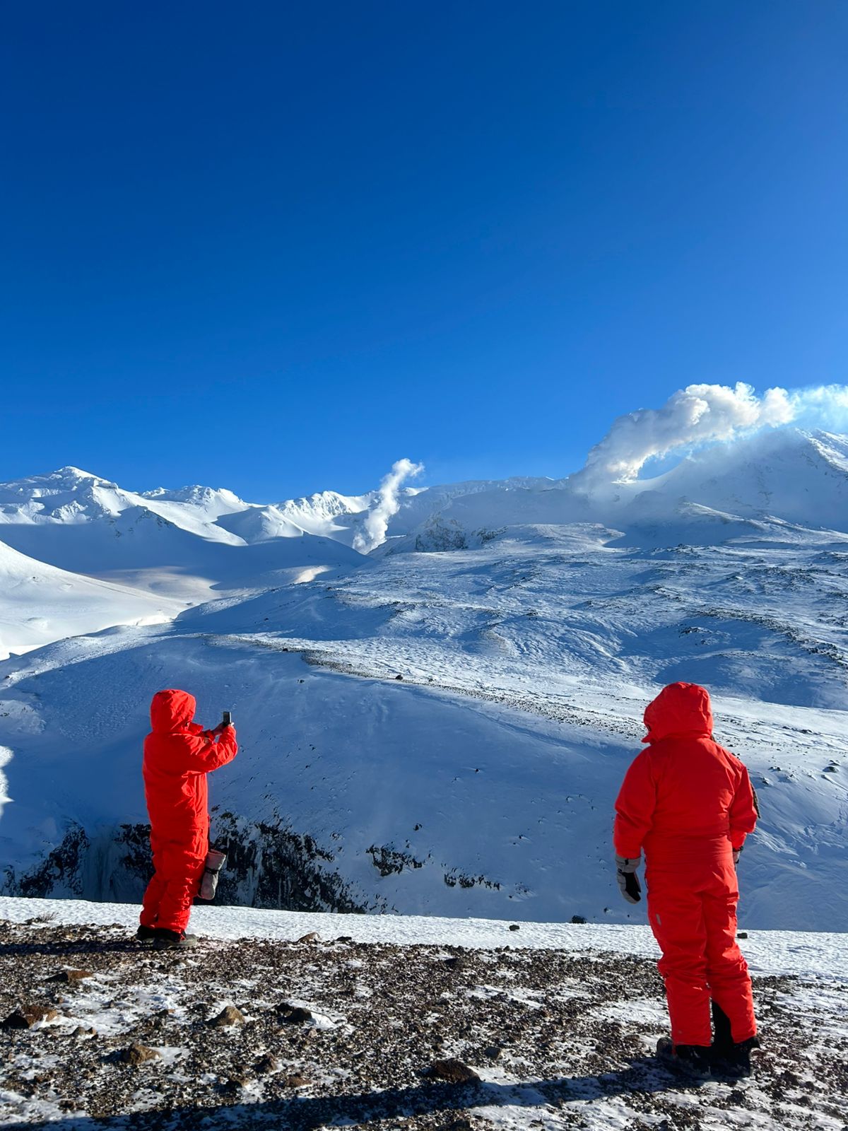 Дачные источники Мутновского вулкана Фумарольные поля активной зоны (8/8)