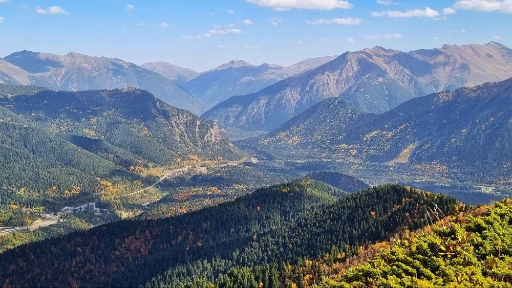 Баритовый водопад и обзорная площадка