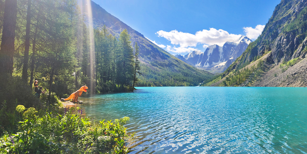 Тур на Шавлинские озёра налегке (с конным сопровождением) (45/128)