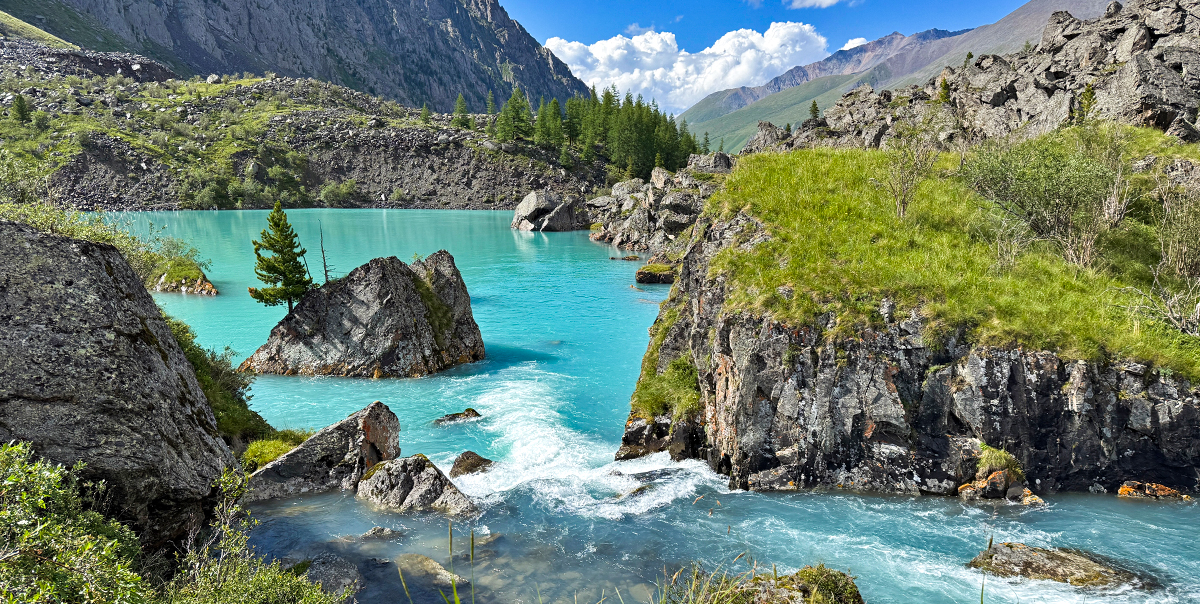 Тур на Шавлинские озёра налегке (с конным сопровождением) (61/128)