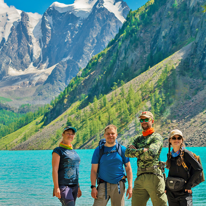 Тур на Шавлинские озёра налегке (с конным сопровождением) (50/128)