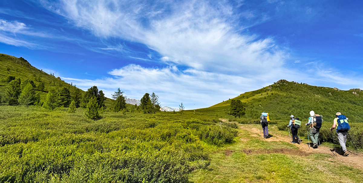 Тур на Шавлинские озёра налегке (с конным сопровождением) (29/128)