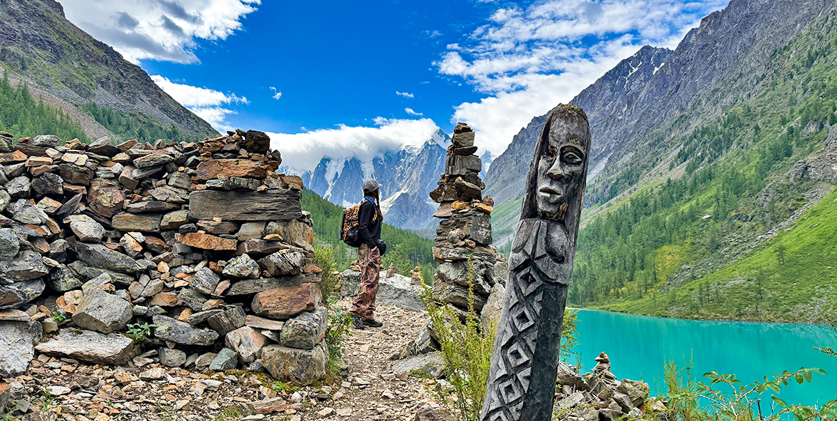 Тур на Шавлинские озёра налегке (с конным сопровождением) (73/128)