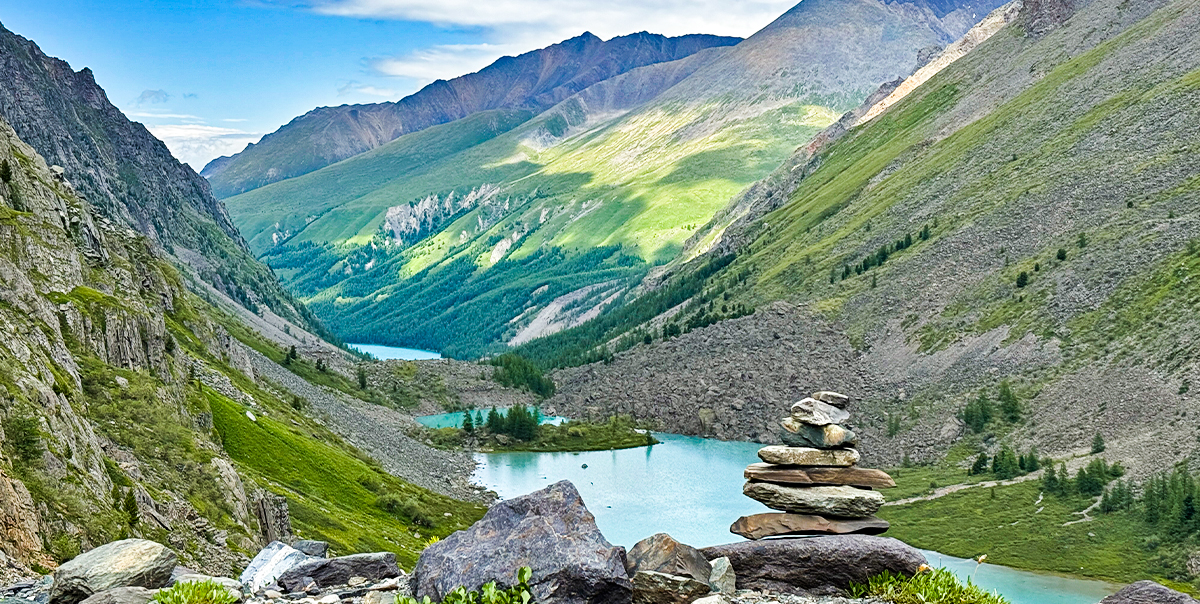 Тур на Шавлинские озёра налегке (с конным сопровождением) (65/128)