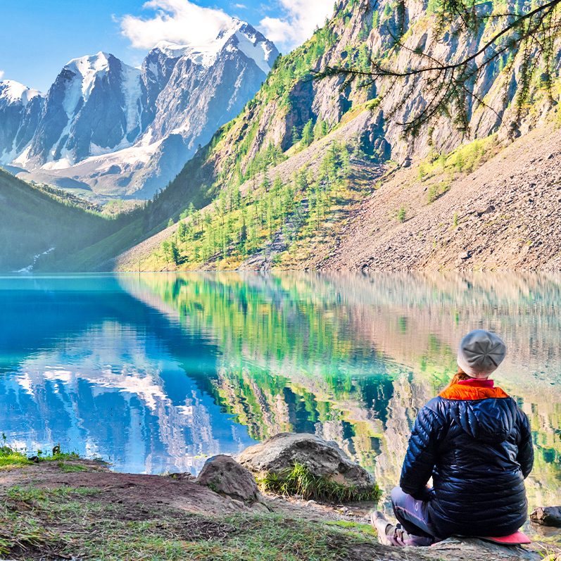 Тур на Шавлинские озёра налегке (с конным сопровождением) (48/128)