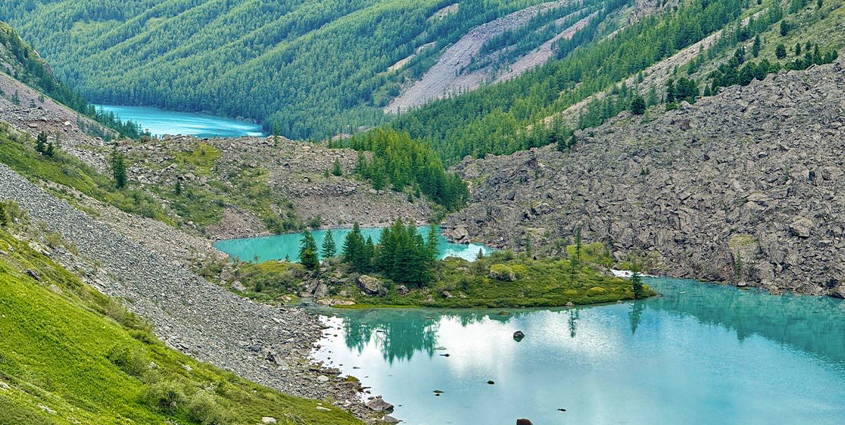 Тур на Шавлинские озёра налегке (с конным сопровождением) (67/128)