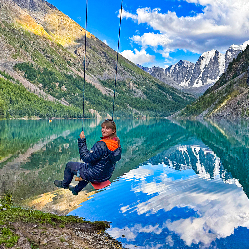 Тур на Шавлинские озёра налегке (с конным сопровождением) (52/128)