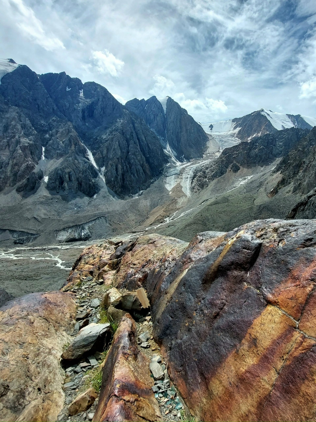Серебро Алтая, треккинг без рюкзаков к ледникам Актру. (16/36)