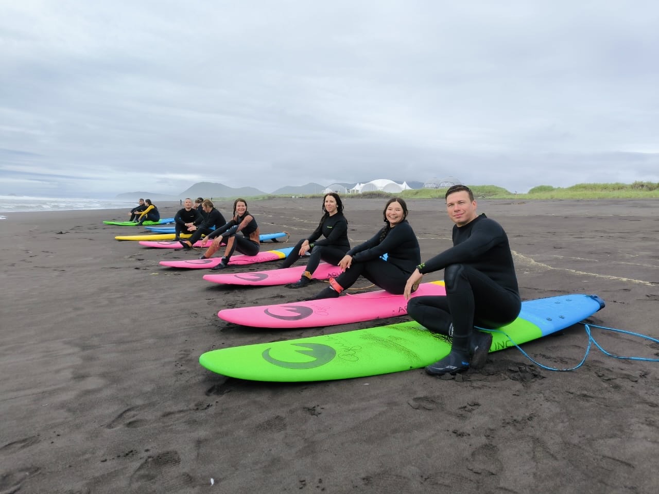 Халактырский пляж. Баня на берегу океана