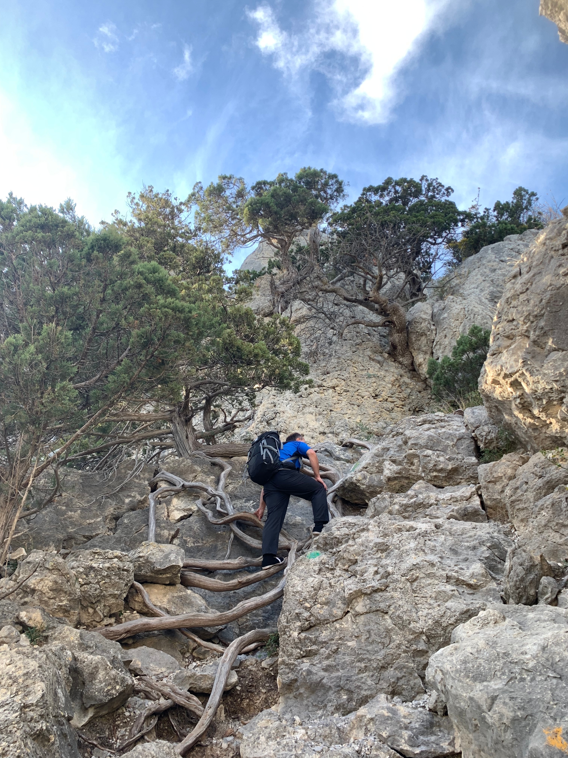 Прогулки по долинам Крыма. Восхождение на гору Сокол. Тренировки по скалолазанию. (5/128)