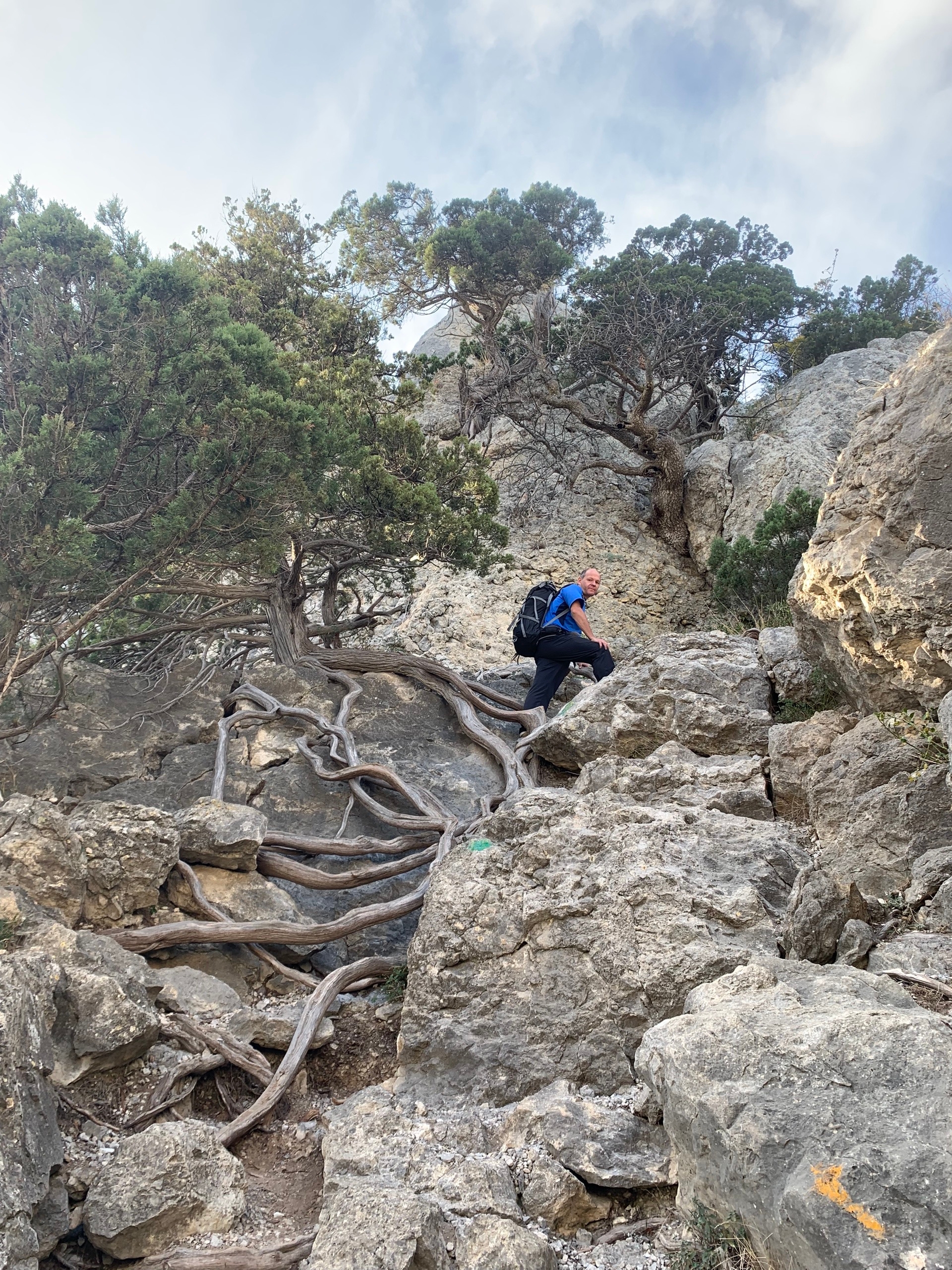 Прогулки по долинам Крыма. Восхождение на гору Сокол. Тренировки по скалолазанию. (15/128)