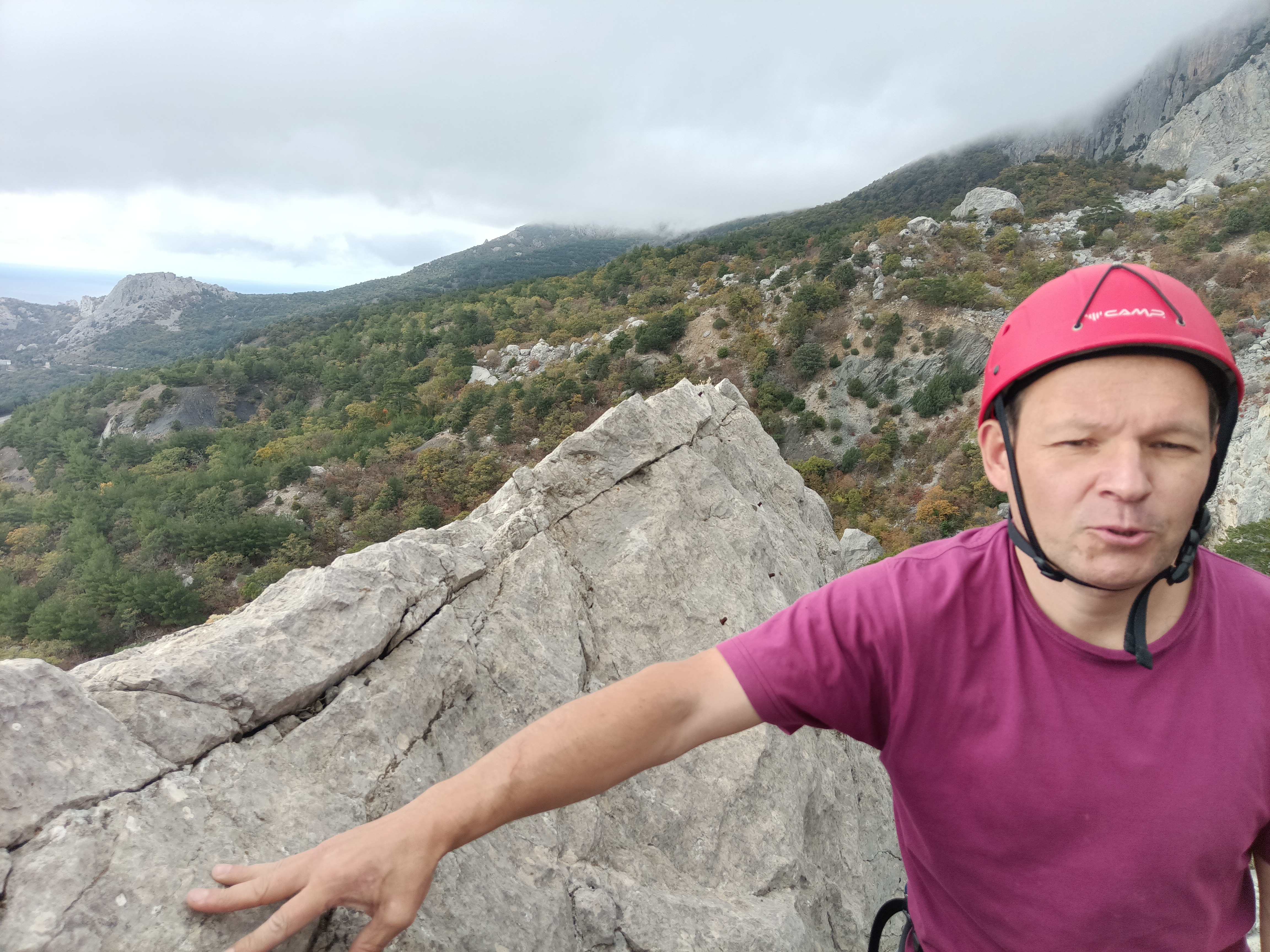 Прогулки по долинам Крыма. Восхождение на гору Сокол. Тренировки по скалолазанию. (23/128)