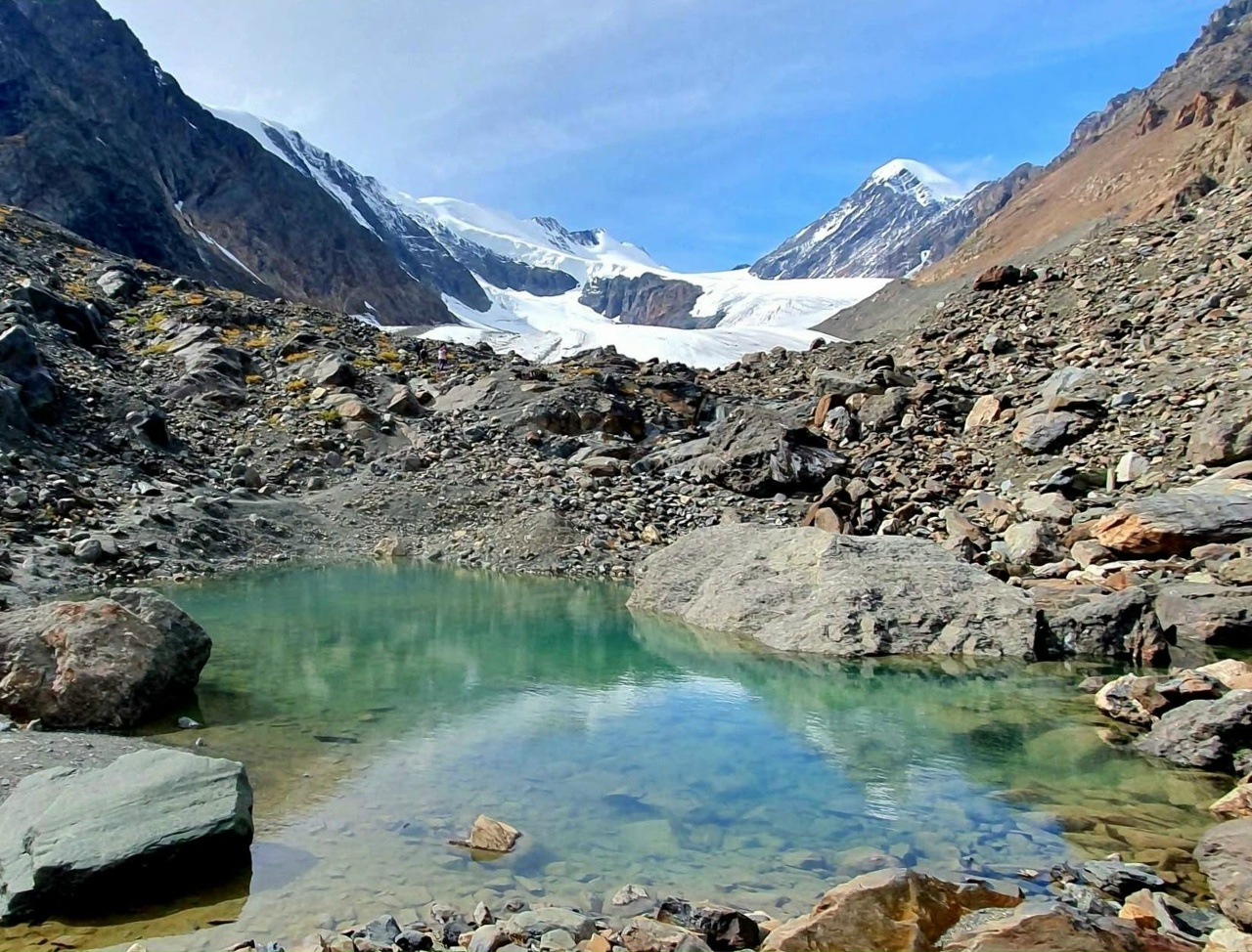 Серебро Алтая, треккинг без рюкзаков к ледникам Актру. (2/36)