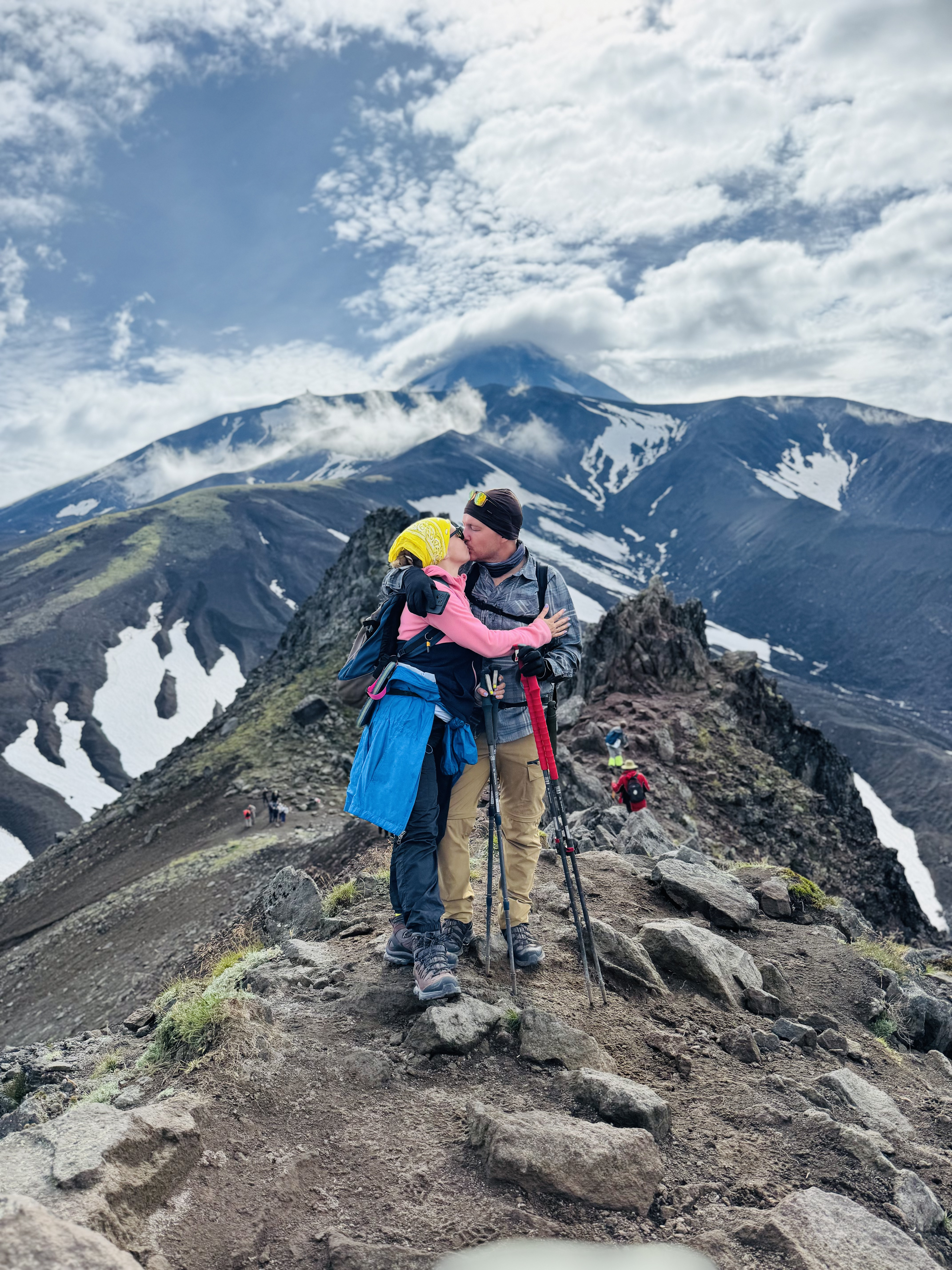 Переезд в лагерь к Авачинскому вулкану