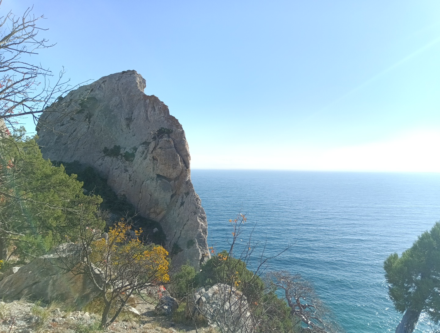 Прогулки по долинам Крыма. Восхождение на гору Сокол. Тренировки по скалолазанию. (29/128)