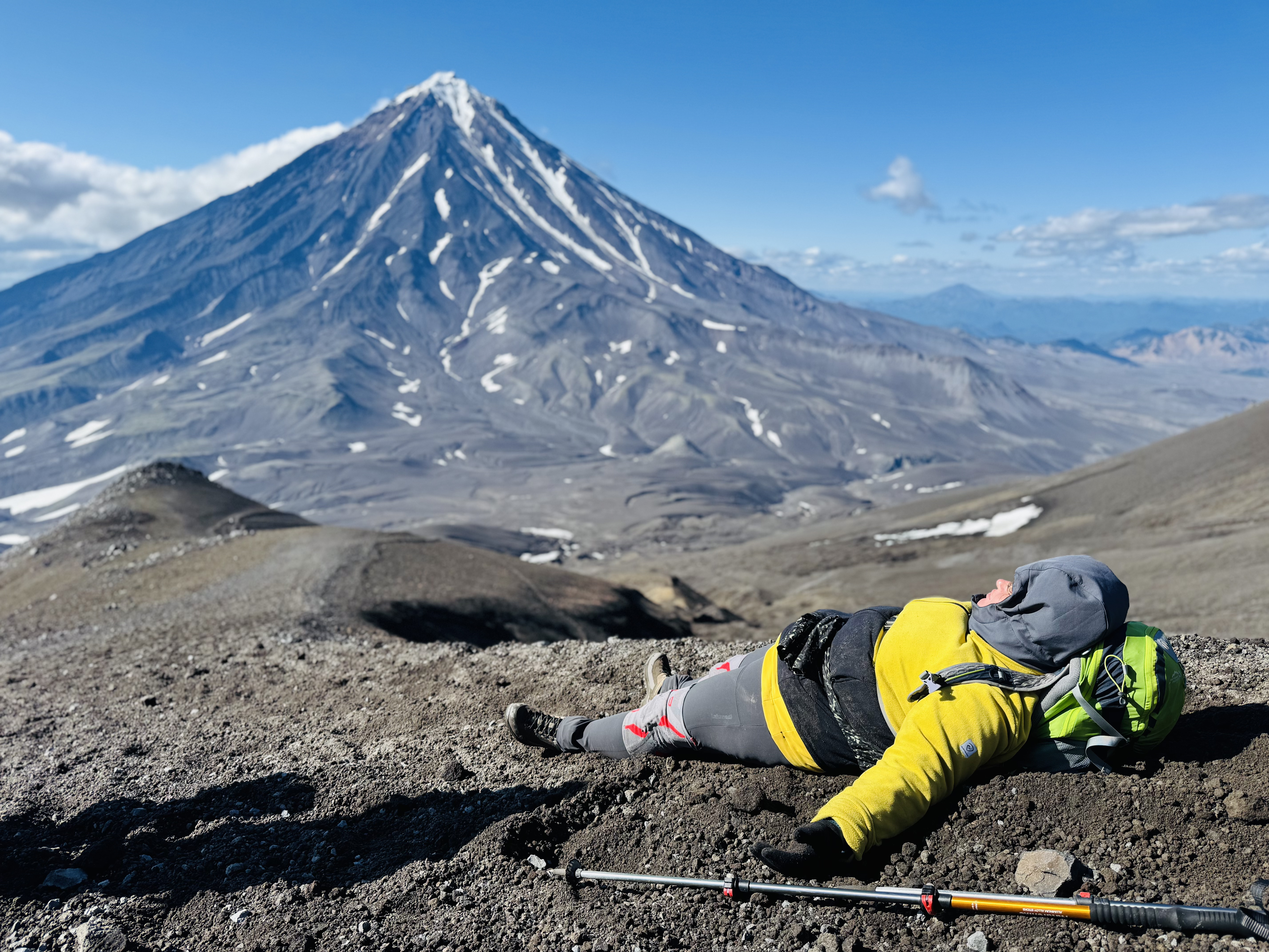 Переезд в лагерь к Авачинскому вулкану