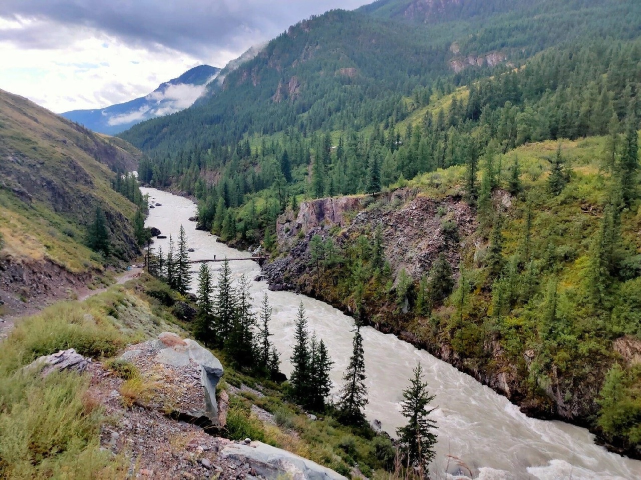 Изумруды Алтая, поход с вьючными лошадьми на Каракабакские озера (23/36)