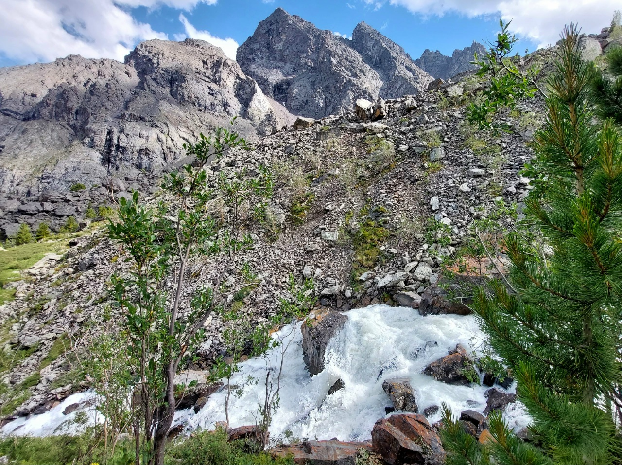 Изумруды Алтая, поход с вьючными лошадьми на Каракабакские озера (14/36)