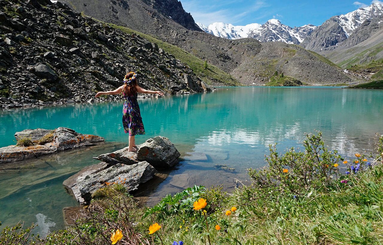 Изумруды Алтая, поход с вьючными лошадьми на Каракабакские озера (32/36)