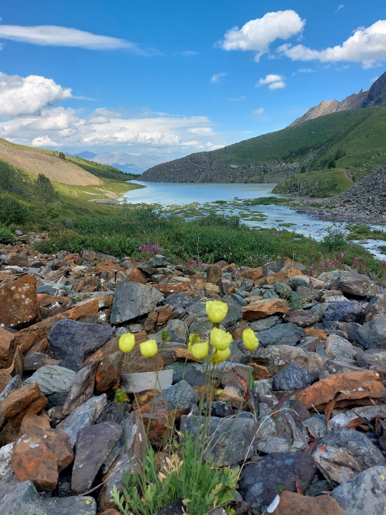 Изумруды Алтая, поход с вьючными лошадьми на Каракабакские озера (18/36)
