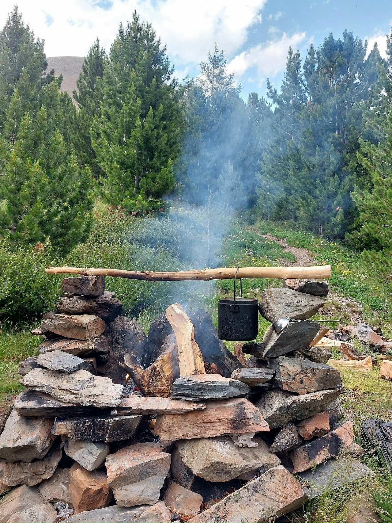 Изумруды Алтая, поход с вьючными лошадьми на Каракабакские озера (17/36)