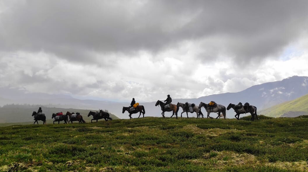 Изумруды Алтая, поход с вьючными лошадьми на Каракабакские озера (24/36)