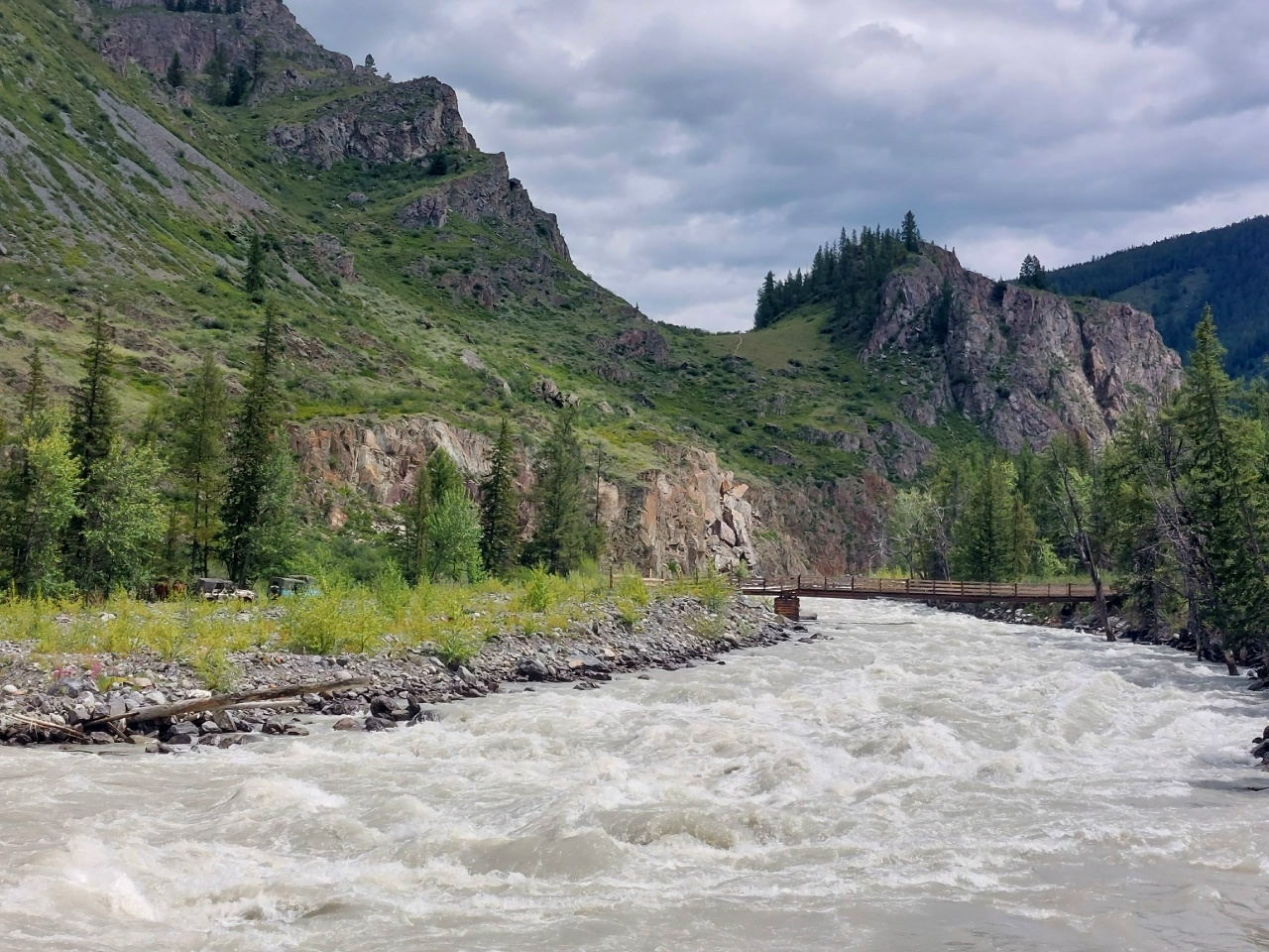 Изумруды Алтая, поход с вьючными лошадьми на Каракабакские озера (15/36)