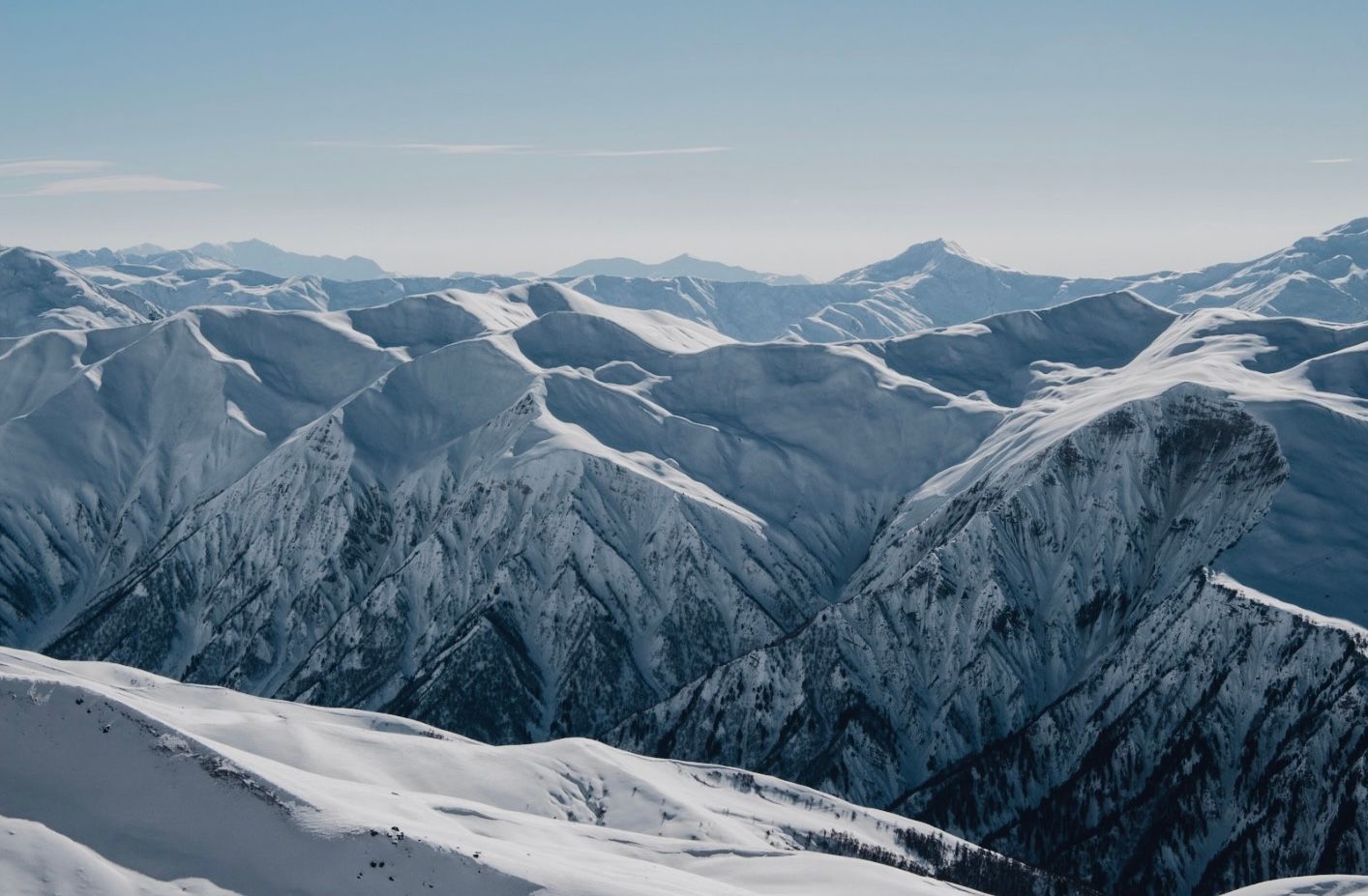 Сванетия -  снег по колено и башни до неба. Горнолыжный тур (19/40)