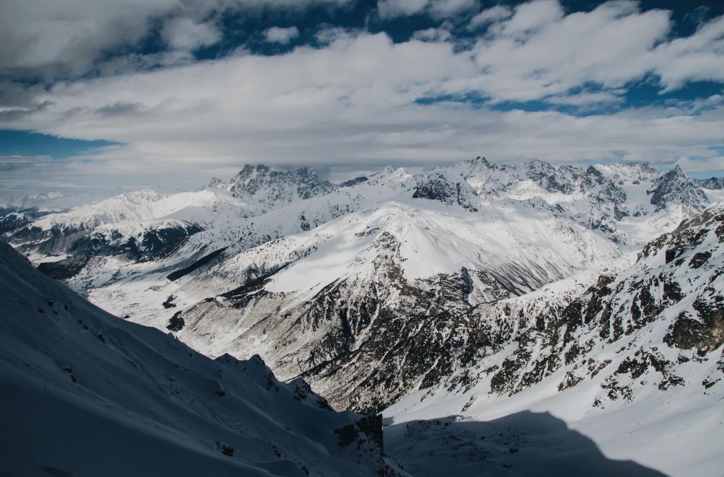 Сванетия -  снег по колено и башни до неба. Горнолыжный тур (12/40)