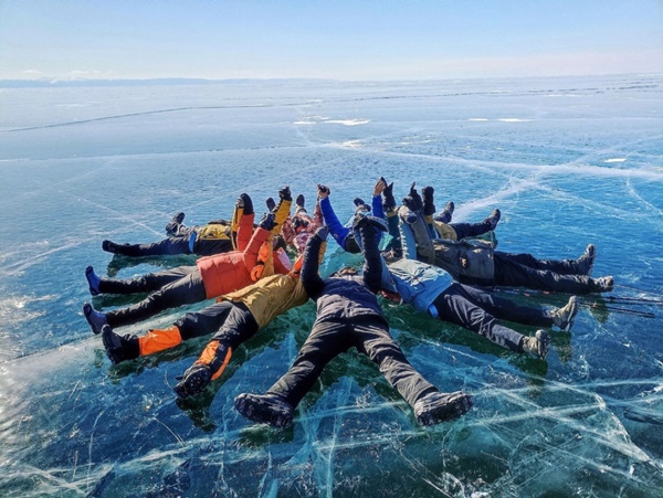 Большой зимний поход по Байкалу вокруг острова Ольхон