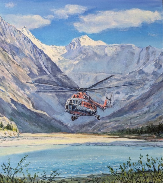 Пленэр под Белухой