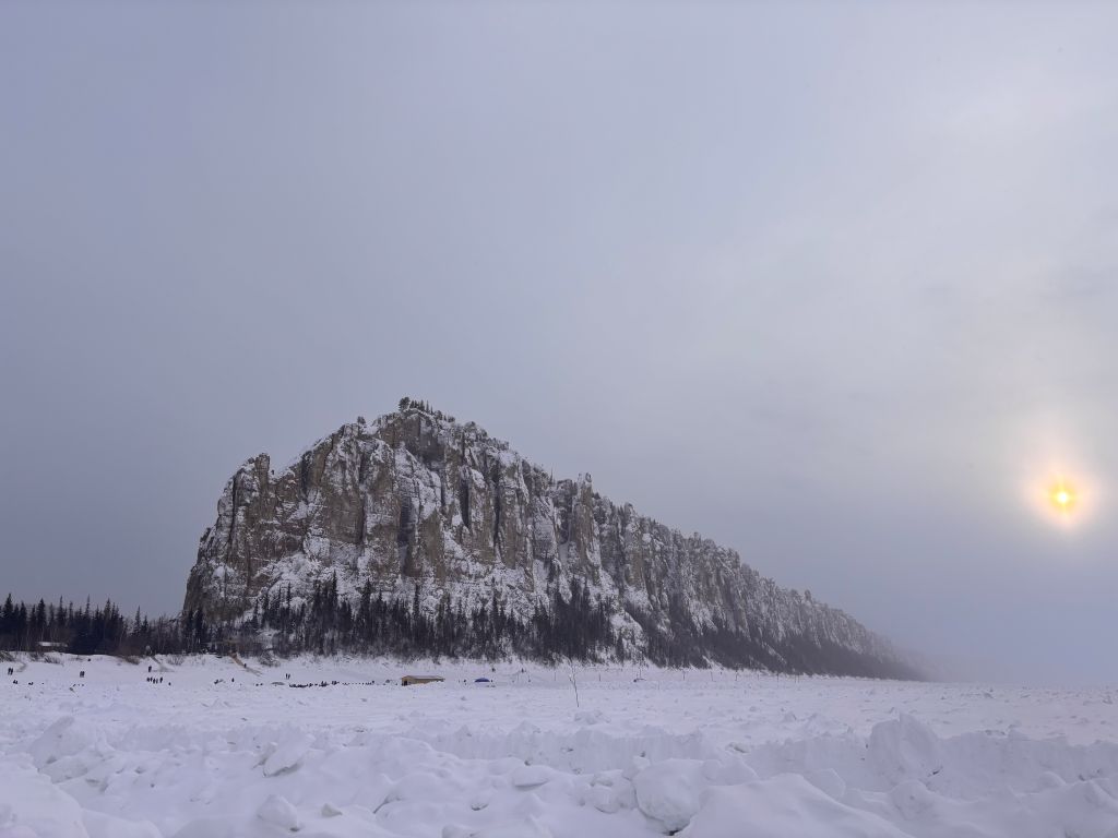 Зимние Ленские столбы