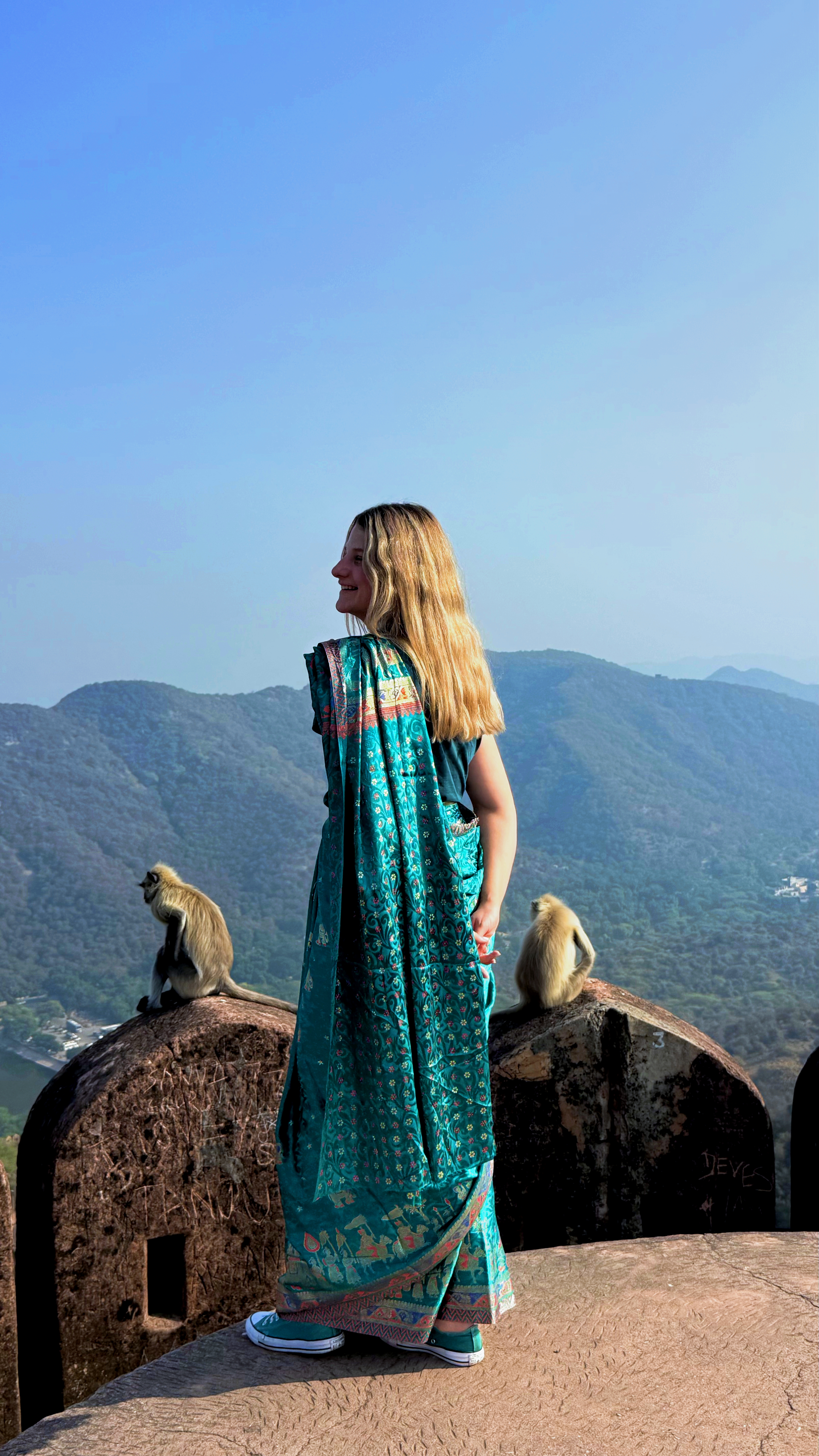 Джайпур. День 1. Галтаджи, храм обезьян