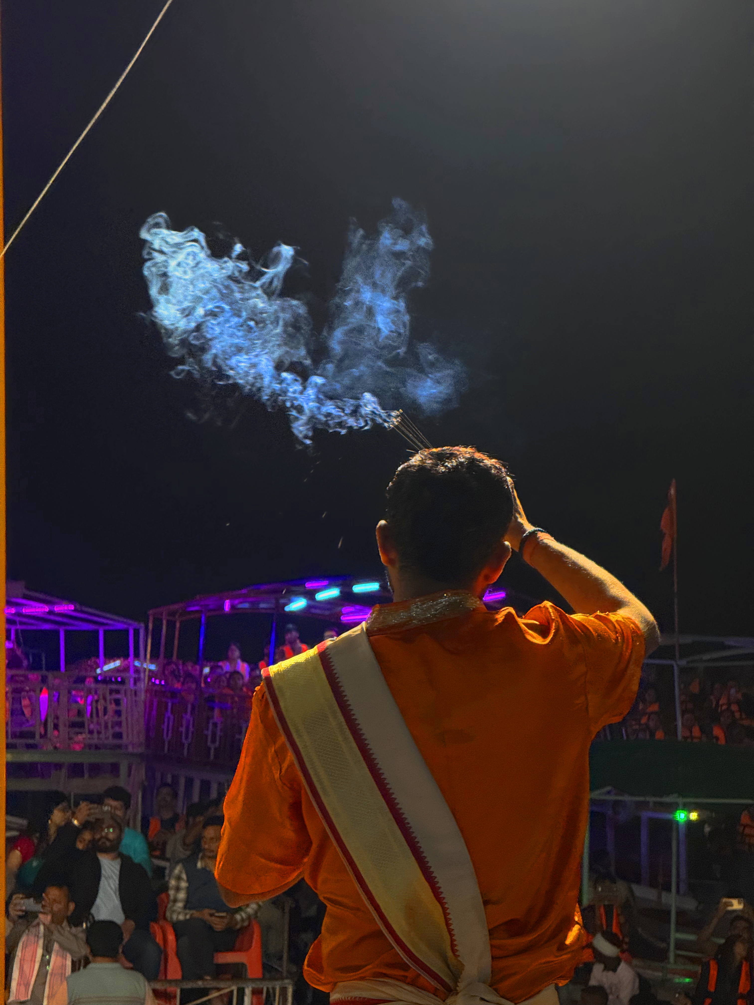 Варанаси. День 1. Набережная Ганги. Костры